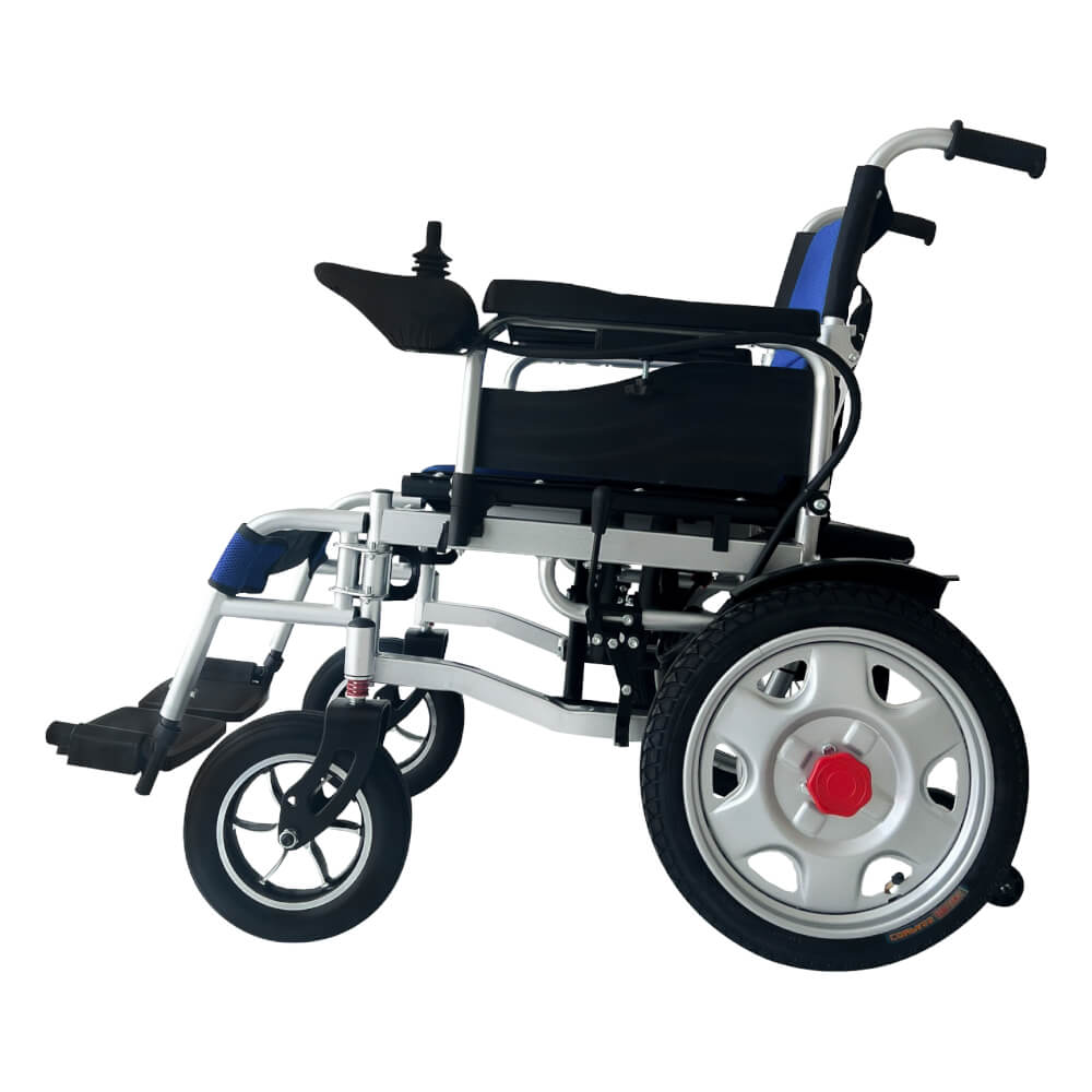 รถเข็นวีลแชร์ไฟฟ้า MIKI THAILAND JD-L07 สีน้ำเงิน